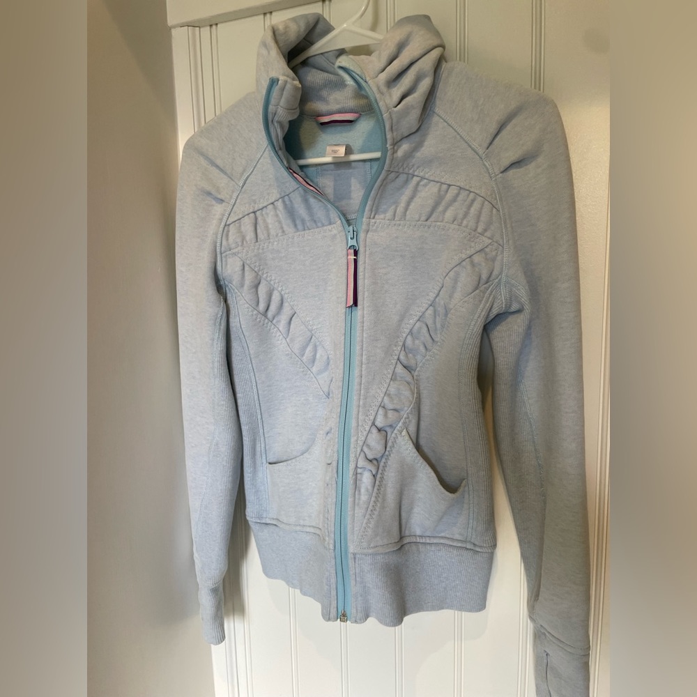 Ivivva by Lululemon Full Zip mock turtleneck sweater